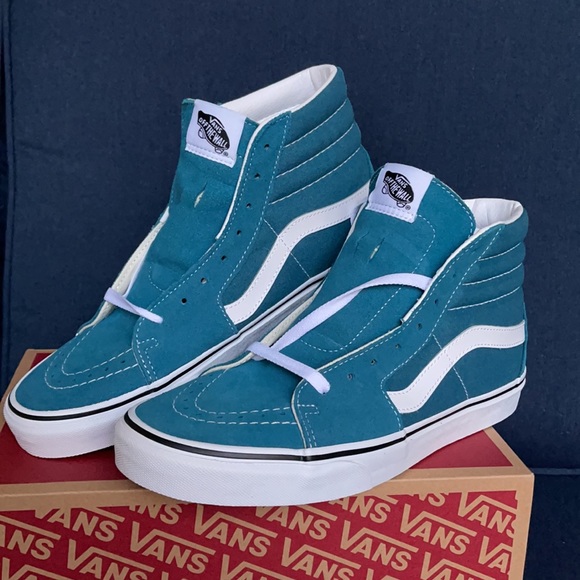 Vans Sk8-Hi Blue Coral/True White MENS - Picture 6 of 16